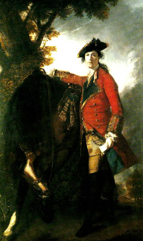 Sir Joshua Reynolds captain robert orme oil painting image